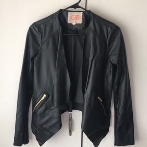 GB Black Leather Jacket